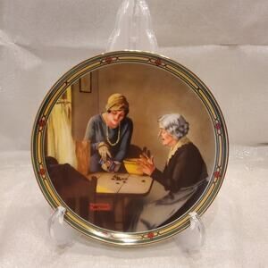 "A Family's Full Measure" by Norman Rockwell Collector Plate